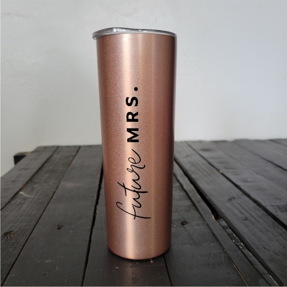Future MRS. Stainless Steel Gold Tumbler